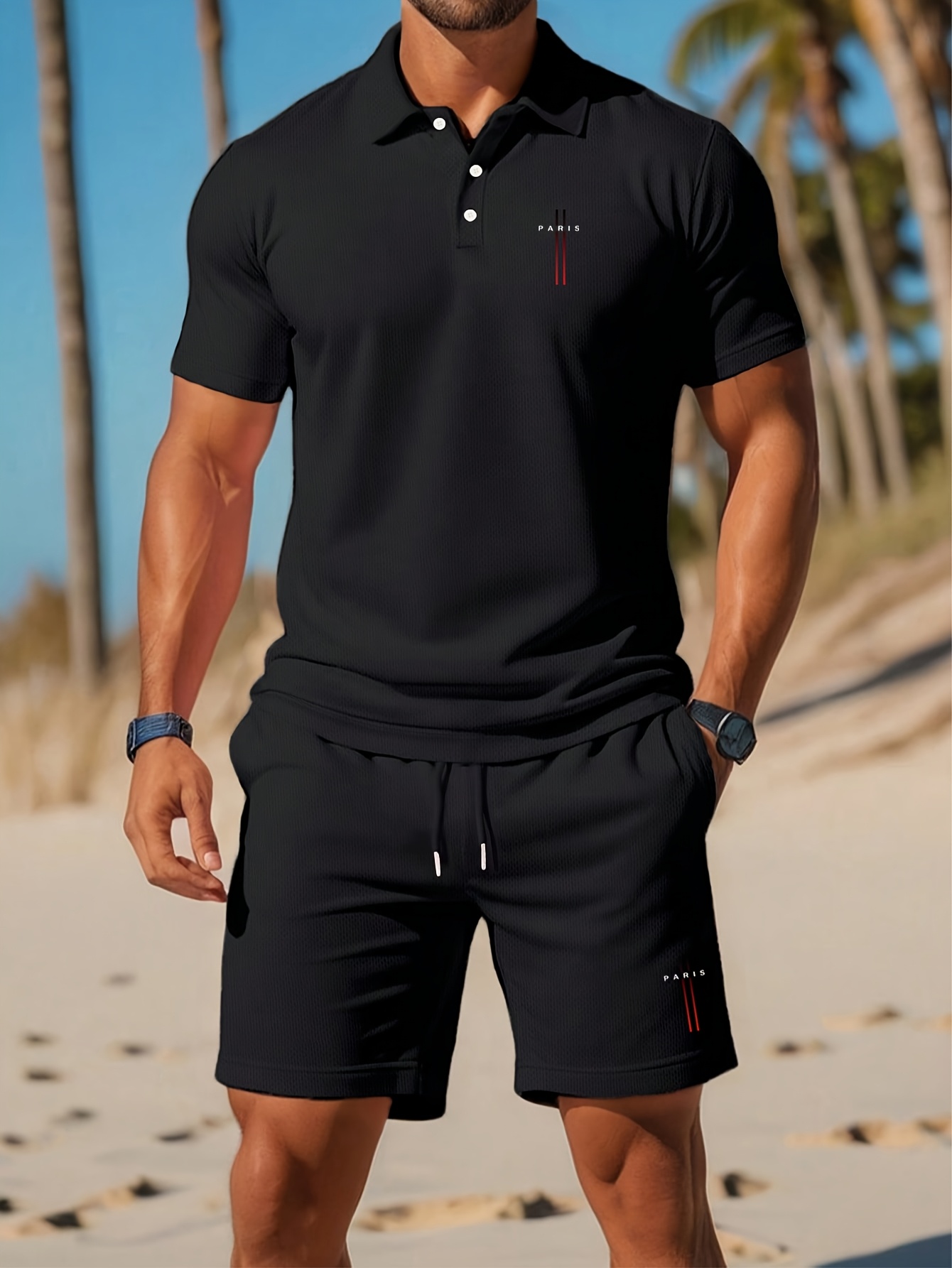 3D Printing Drawing - 2026 Summer Men's Polo Shirt Set
