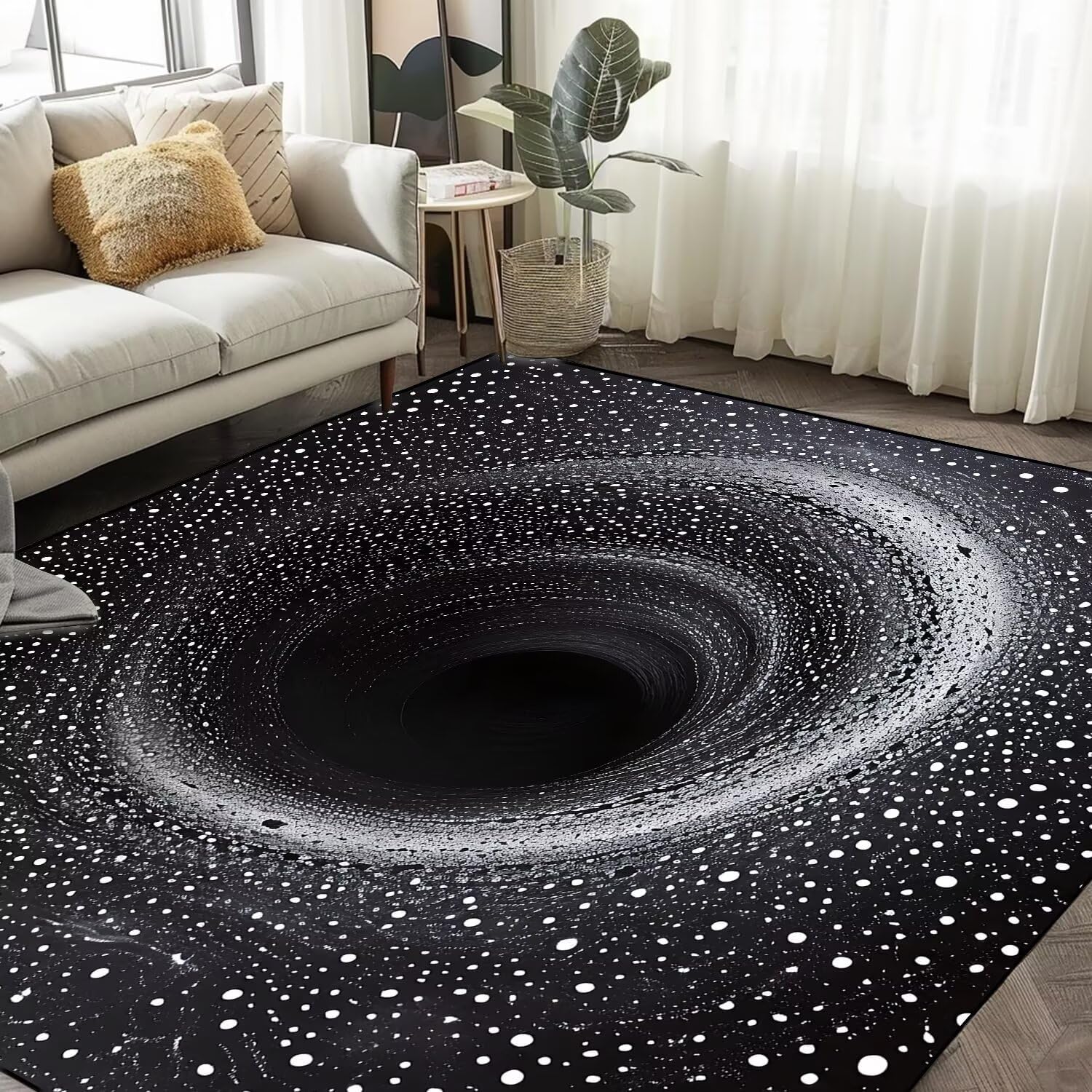 3D Printing Online Design - 3D Optical Illusion Carpet Living Room