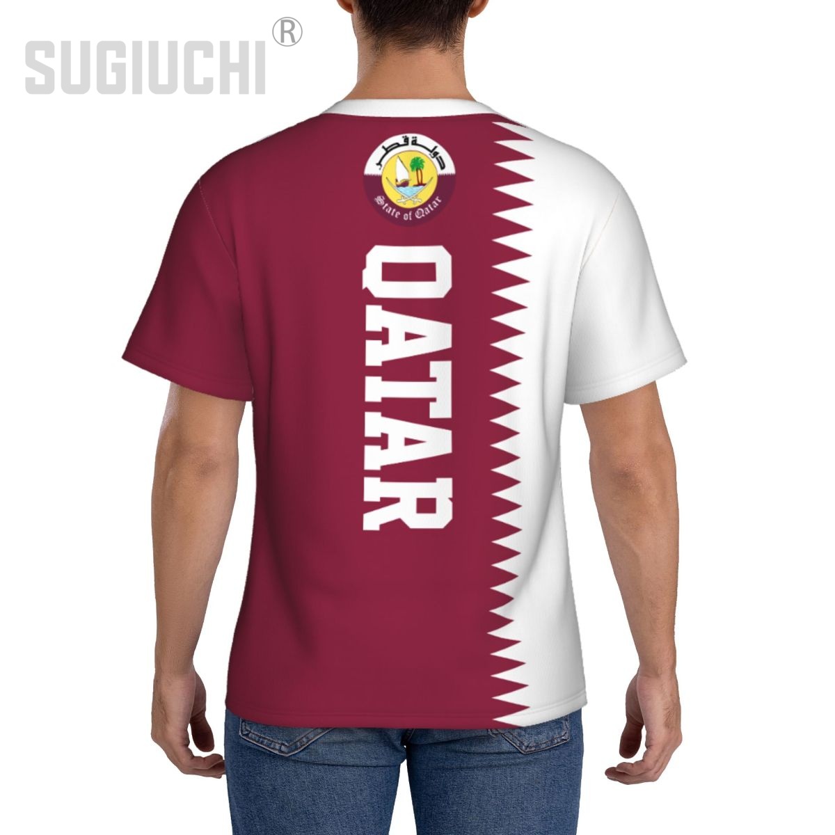 Tight Sports T-shirt Qatar Fla - 3D Printing Qatar 评论和价格