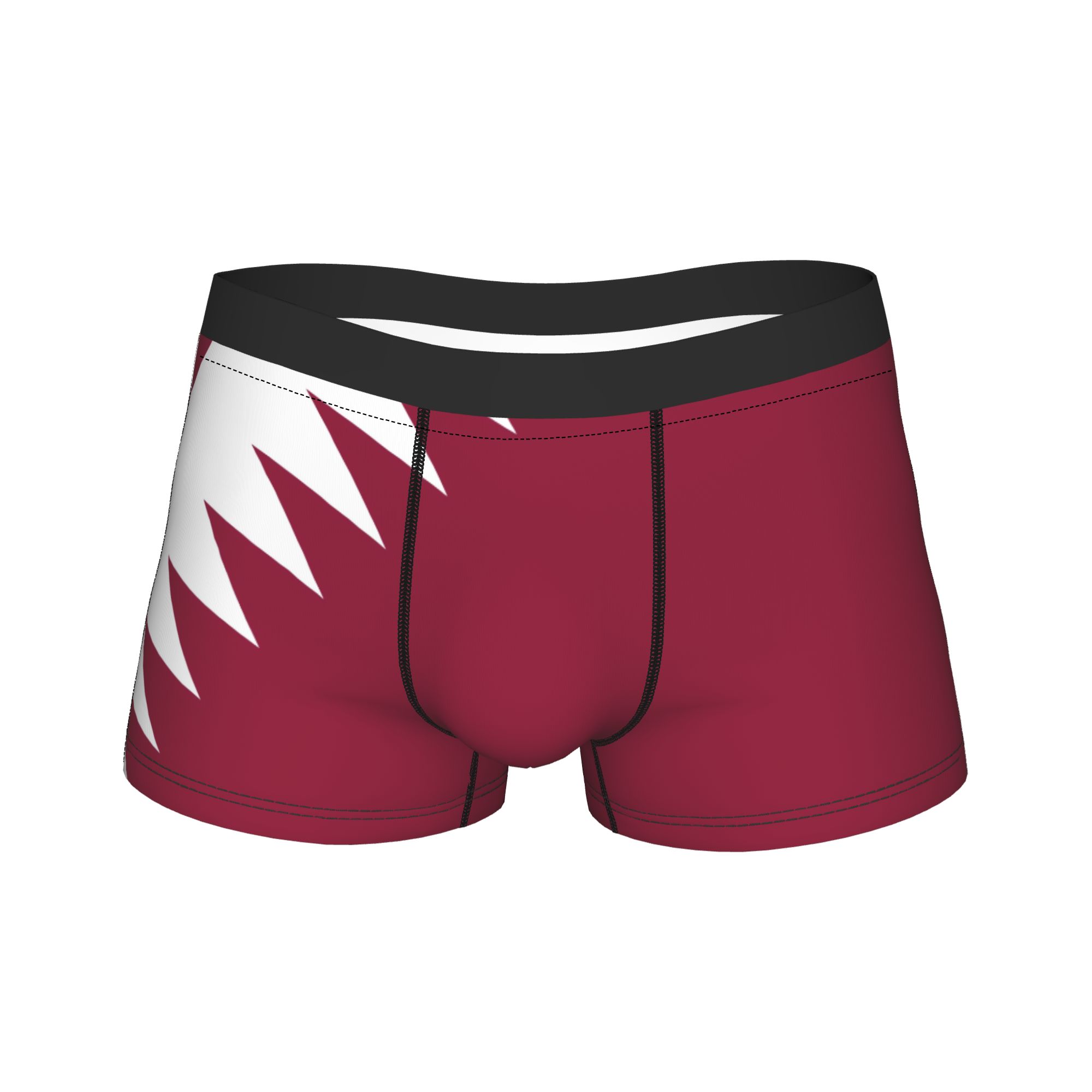 Qatar Flag Emblem Underwear  N - 3D Printing Qatar 评论和价格
