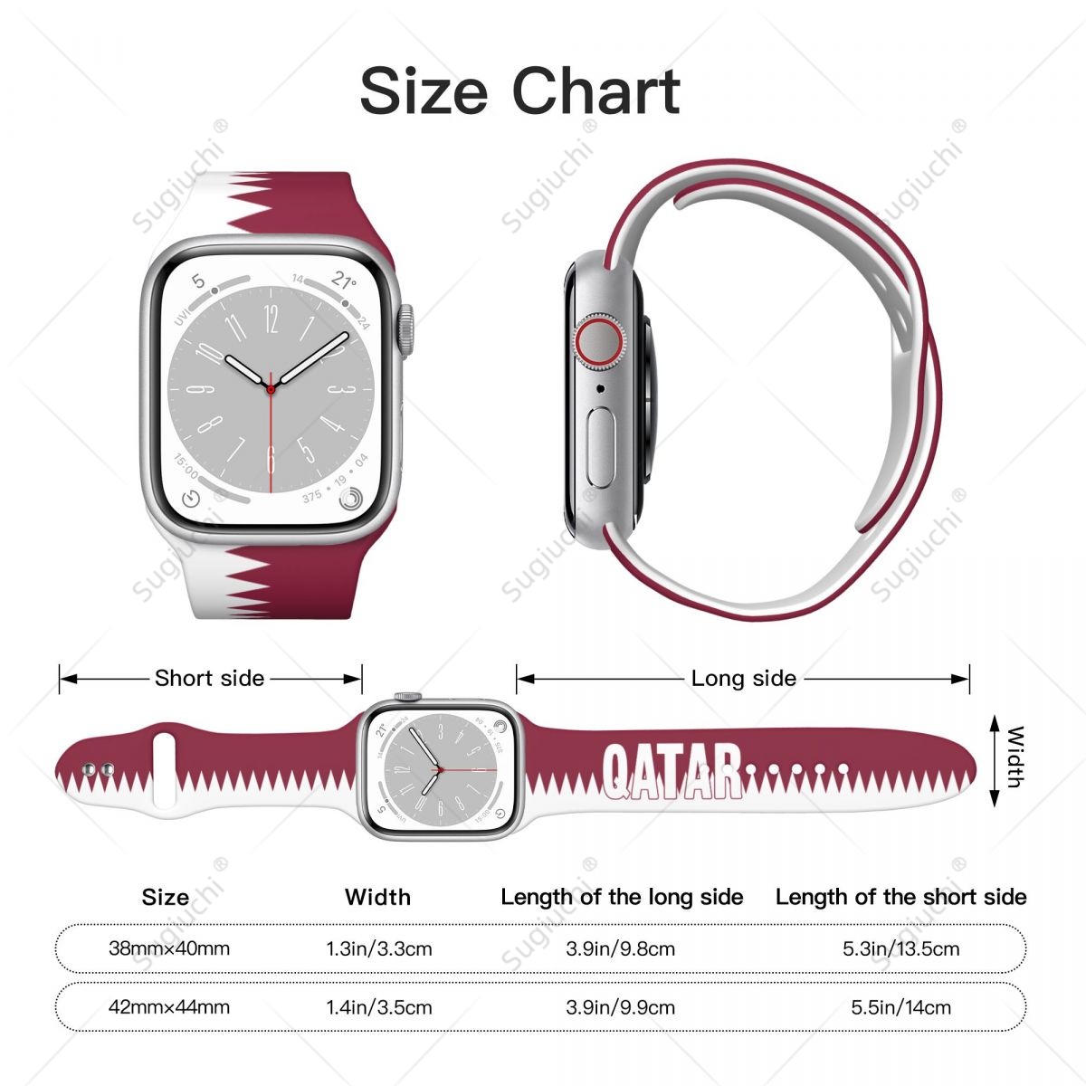 Unisex Qatar Flag 3D Printing  - 3D Printing Qatar 评论和价格