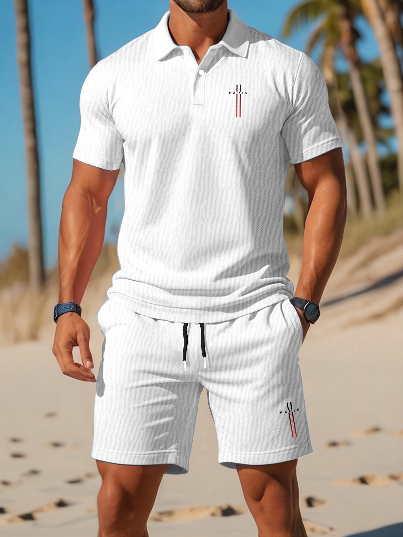 2026 Summer Men's Polo Shirt S - 3D Printing Drawing 评论和价格