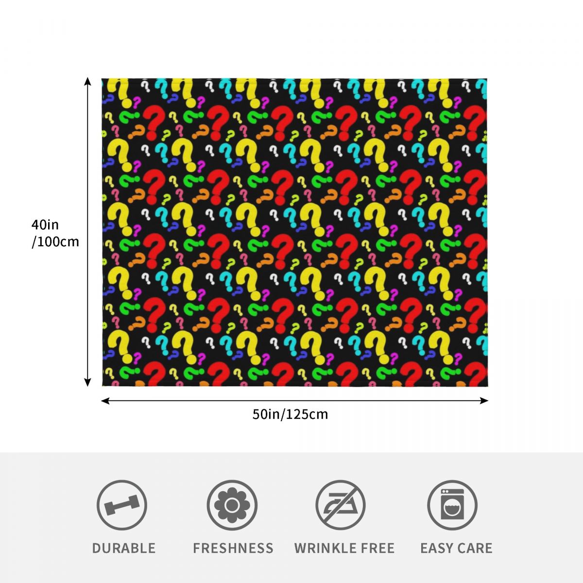 Colorful Question Mark Pattern - 3D Printing Question 评论和价格