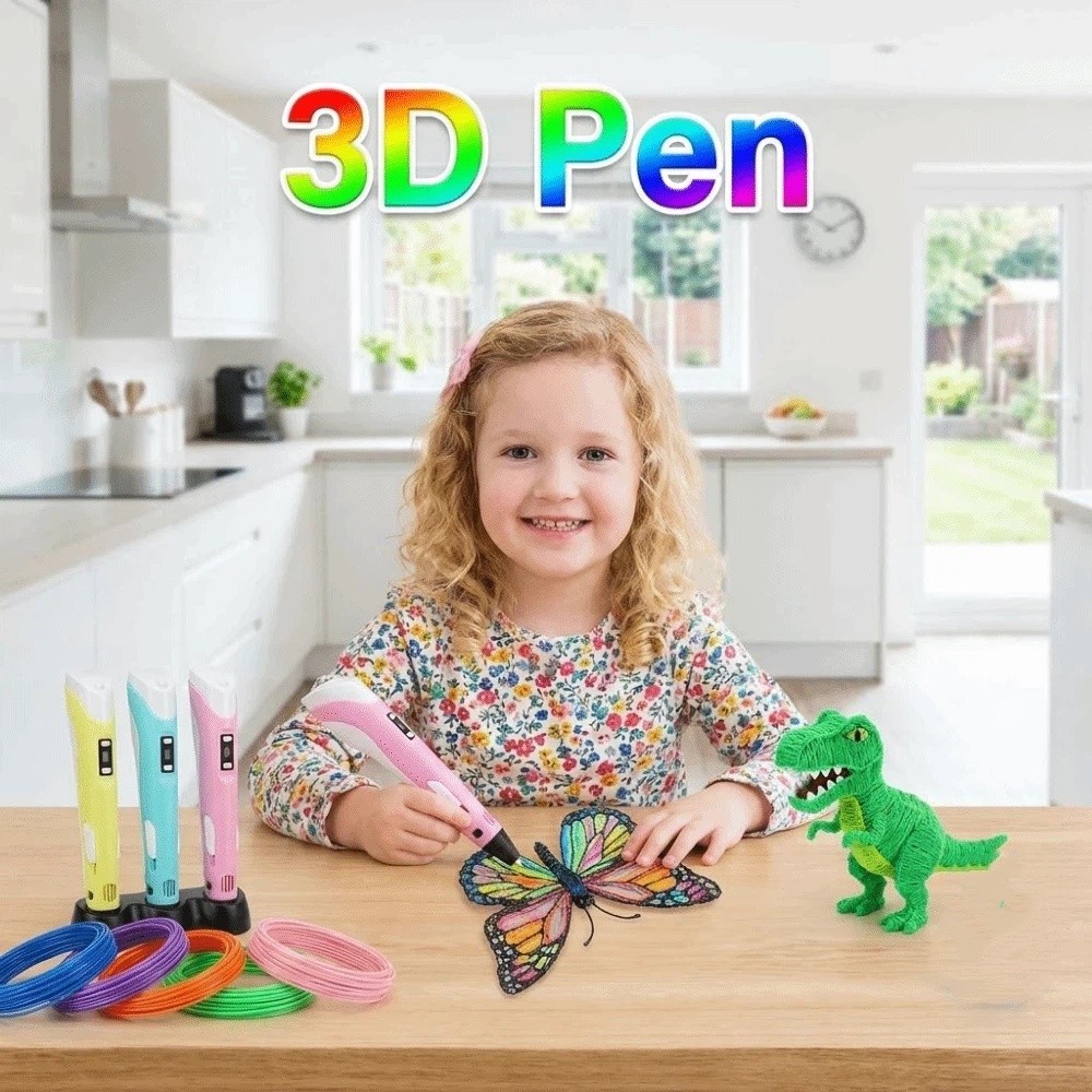 USB 3D Printing Pen Adjustable - 3D Printing Drawing 评论和价格