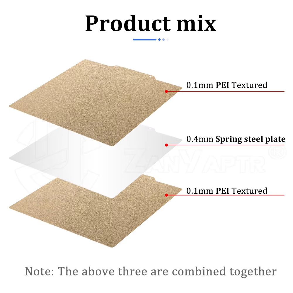 Textured PEI Spring Steel Bed  - 3D Printer Bed Spring 评论和价格