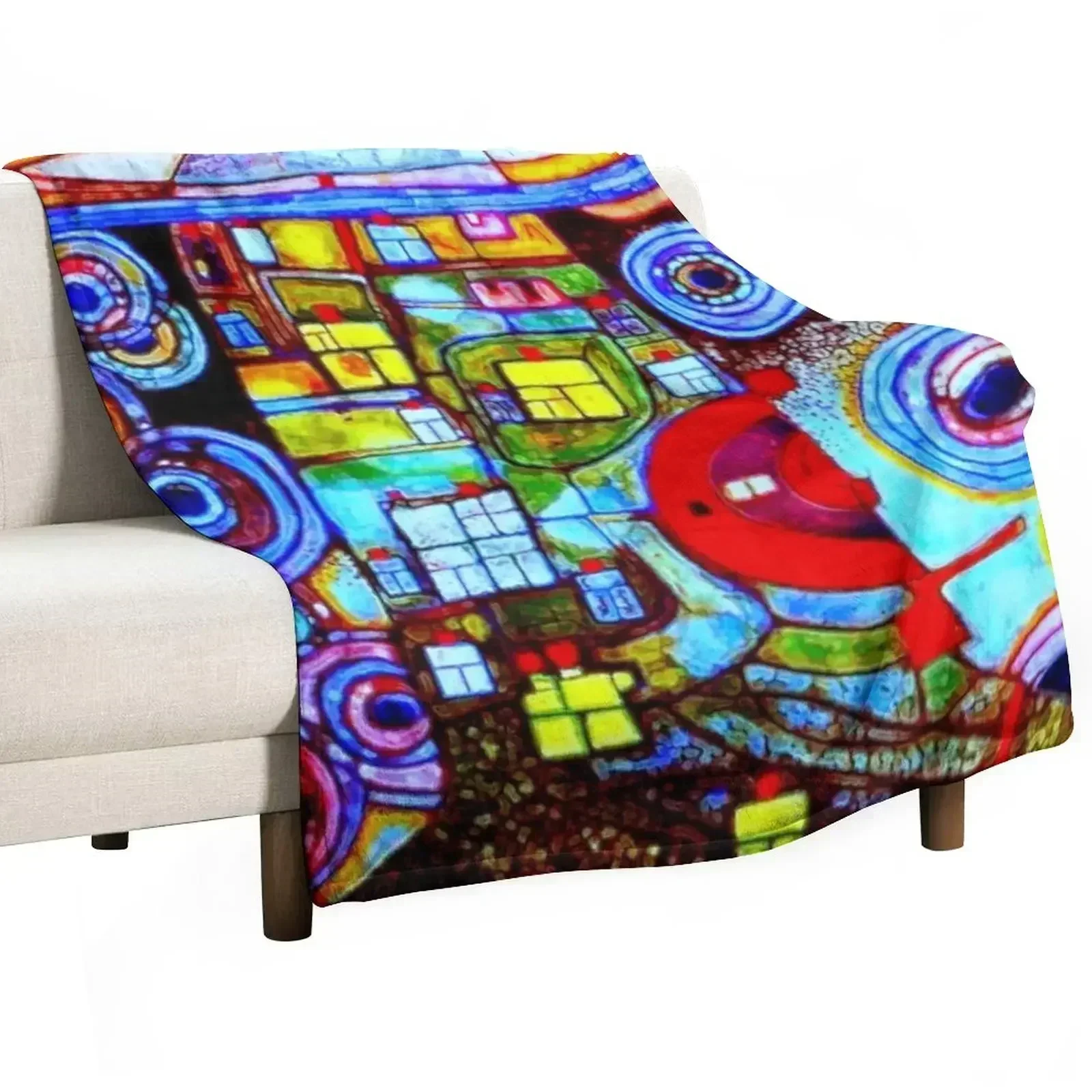 Qatar 813 neon Throw Blanket L - 3D Printing Qatar 评论和价格